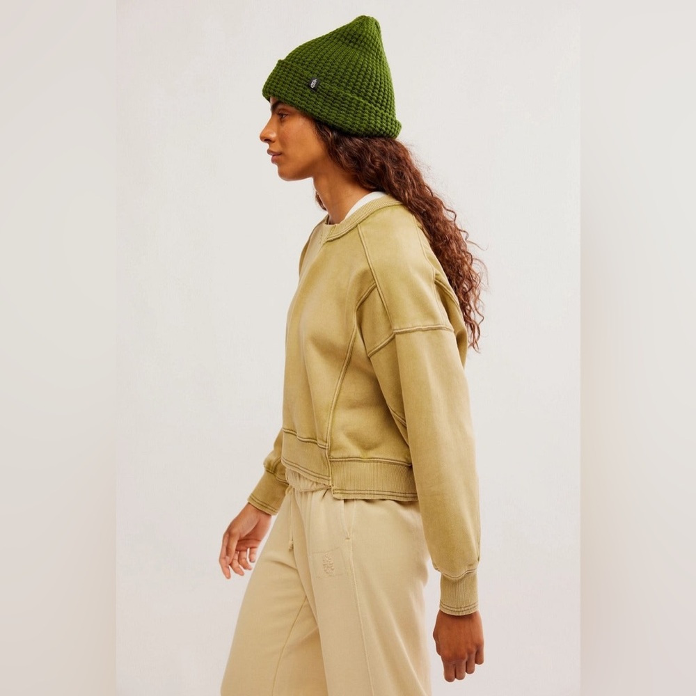 FREE PEOPLE - INTERCEPT PULLOVER IN HARVEST GOLD - Picture 5 of 14